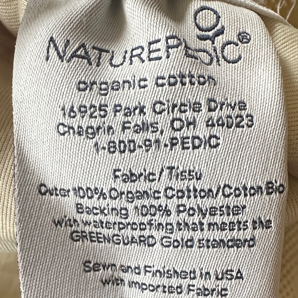Naturepedic Waterproof Breathable  Organic Crib Mattress Protectors (2 Qty) - Picture 4 of 4